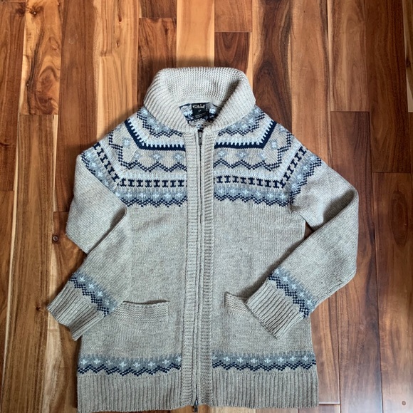 Ladies Small Zip Up Sweater - Picture 1 of 6